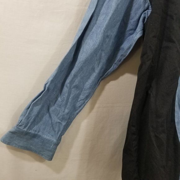 Vtg Express Riders Men's Western Colorblock long sleeve Shirt Size XL - Picture 6 of 13